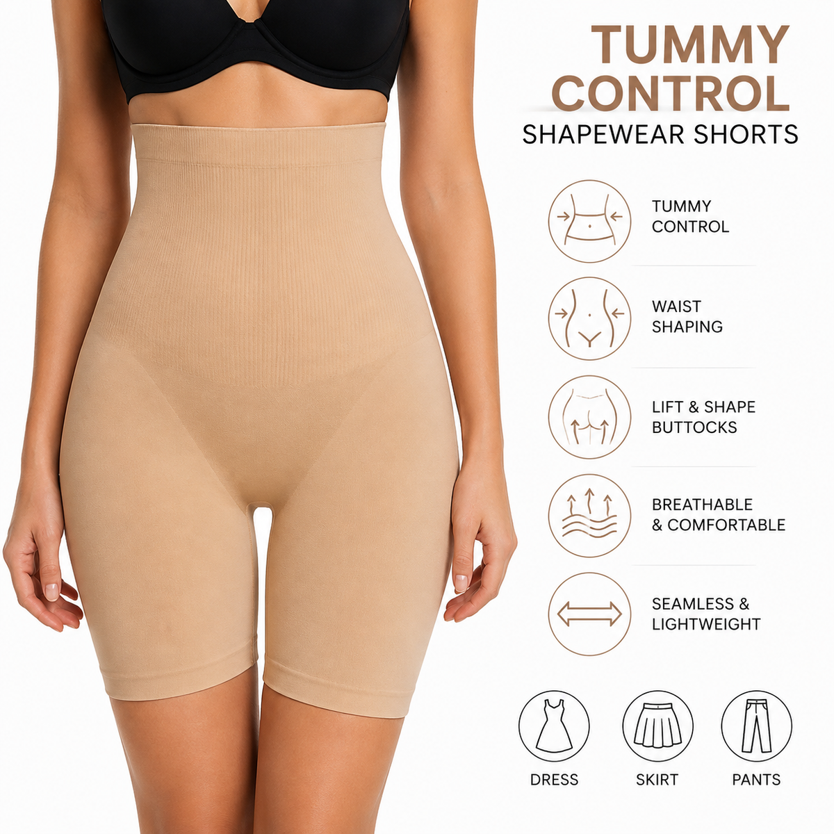 Adjustable Waist Trainer & Body Shaper Belt – Tummy Control & Waist Support