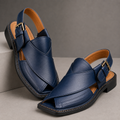 Navy Blue Premium Peshawari Khari Shoes