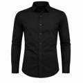 Classic Black Slim-Fit Shirt