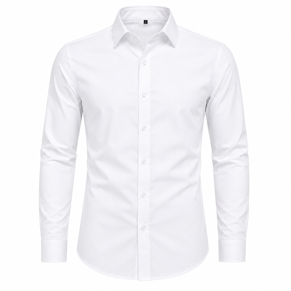 Classic White Slim-Fit Shirt
