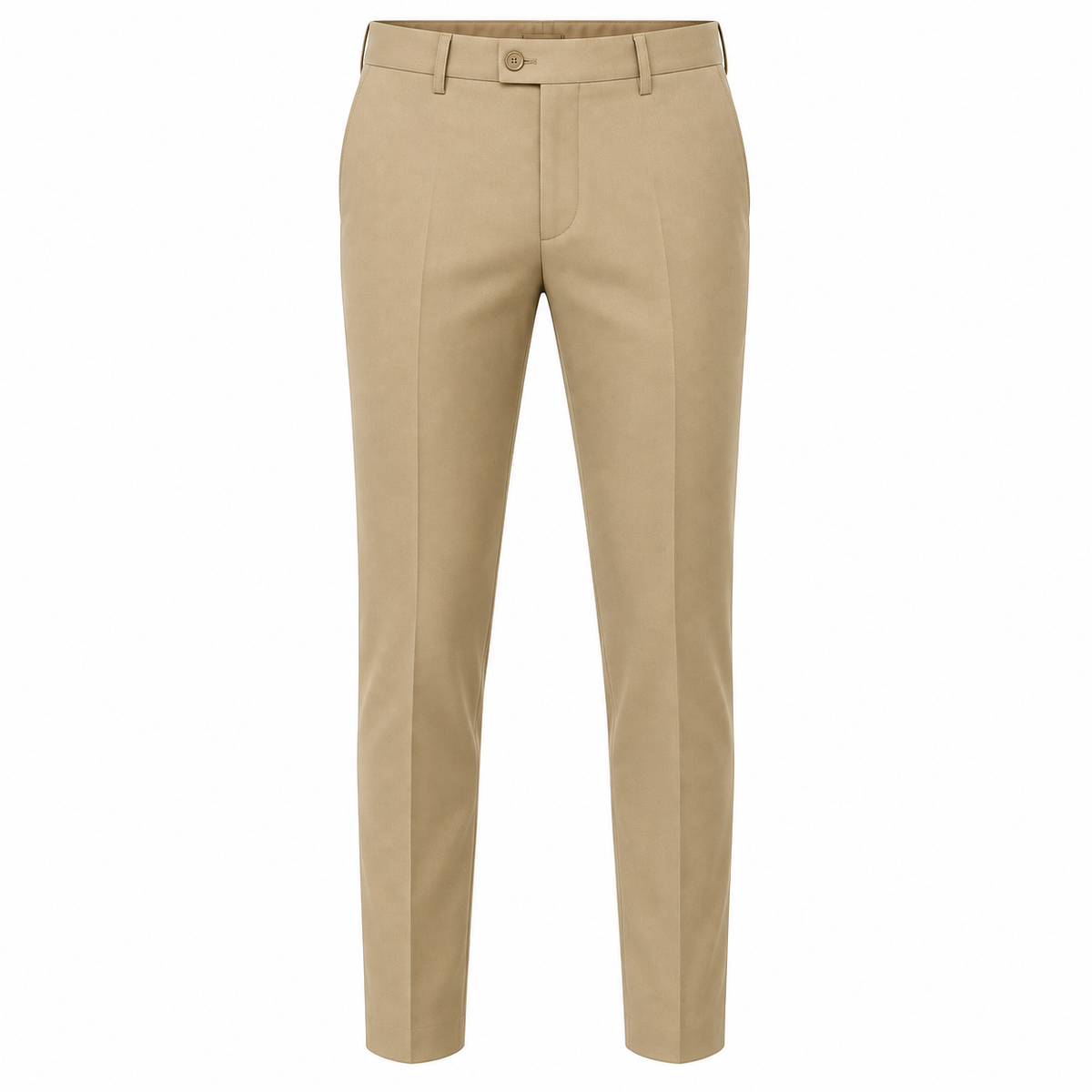 Premium Beige Slim-Fit Trousers