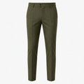 Premium Olive Green Slim-Fit Trousers